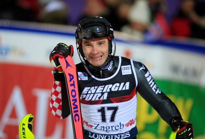 Najboljši hrvaški slalomist Istok Rodeš je najvišje doslej zmogel na 7. mesto. FOTO: Reuters