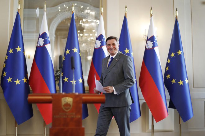 Izbirna komisija je svojo odločitev sprejela soglasno, je po predaji seznama predsedniku republike Borutu Pahorju povedal predsednik komisije Janez Stare. FOTO: Leon Vidic/Delo