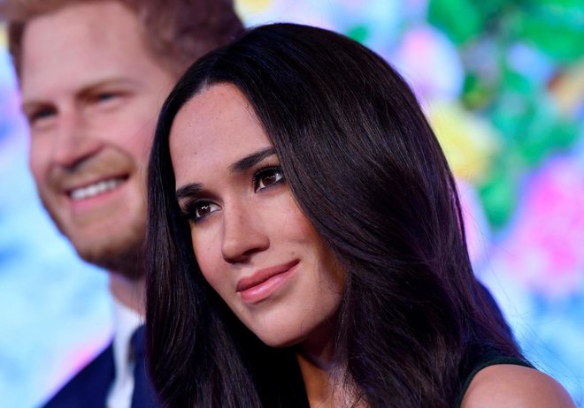 Harry in Meghan sta še v muzeju Madame Tussauds, a ne več na prostoru, rezerviranem za kraljevo družino. FOTO: Reuters