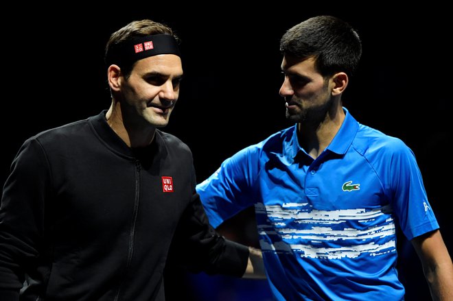 Roger Federer in Novak Đoković bosta še naprej lovila rekordno bero na največjih turnirjih. FOTO: Reuters