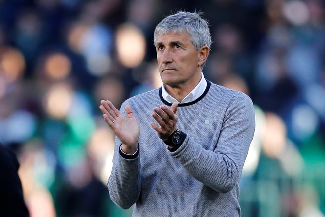 Quique Setien je novi trener Barcelone. FOTO: Reuters