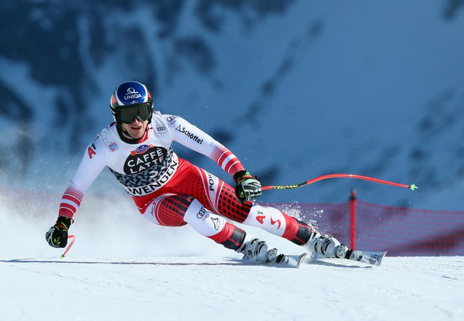 Matthias Mayer je zmagovito odpeljal alpsko kombinacijo v Wengnu. FOTO: Reuters