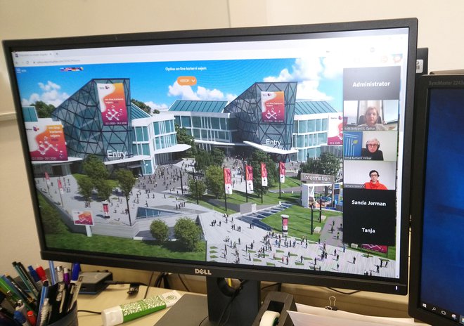 Pogled v virtualni prostor, kjer bodo imeli svoje 'stojnice' delodajalci. FOTO: Milka Bizovičar/Delo