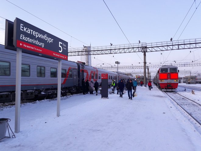 Prvi postanek: Jekaterinburg, središče uralskega zveznega okrožja FOTO: Alen Steržaj