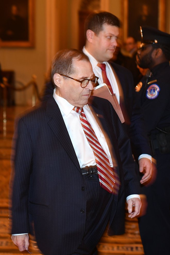 Demokratski kongresnik in Trumpov tožilec Jerry Nadler. FOTO: Mandel Ngan/AFP