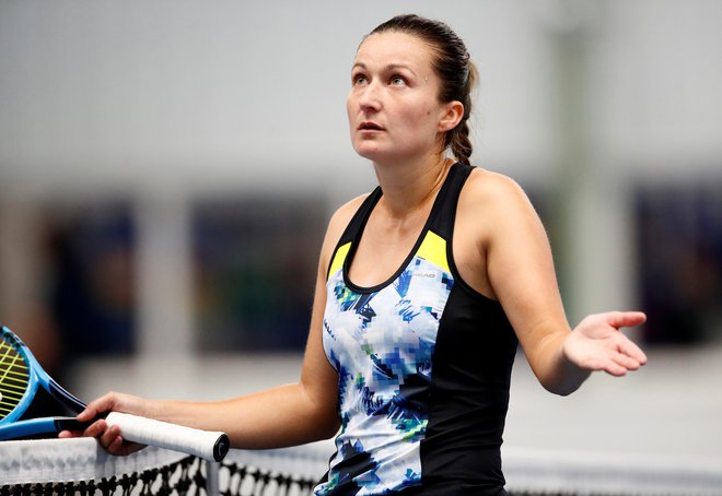 Dalila Jakupović je zaradi težav z dihanjem predala dvoboj v kvalifikacijah za OP Avstralije. FOTO: Reuters