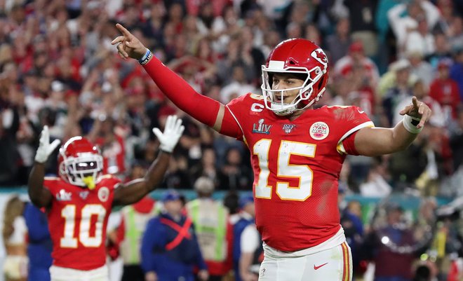 Patrick Mahomes je uprizoril zasuk v Miamiju. FOTO: Reuters