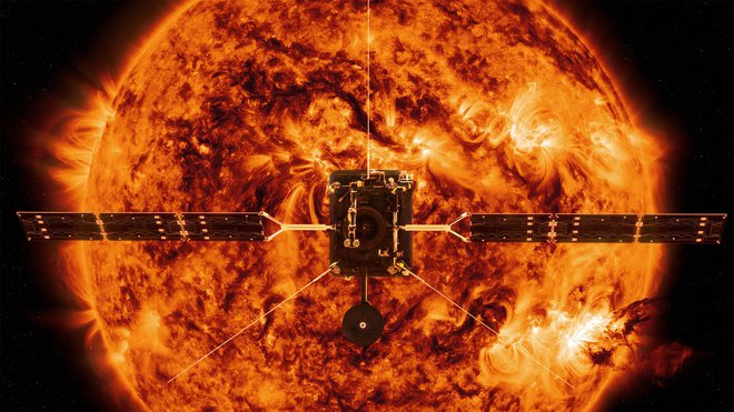 Ilustracija novega solarnega orbiterja.&nbsp;FOTO: NASA / AFP