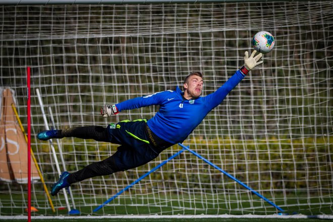 Nejc Vidmar v Matiji Orbaniću še ni dobil resnega tekmeca. FOTO: Aljoša Juhart/NK Olimpija