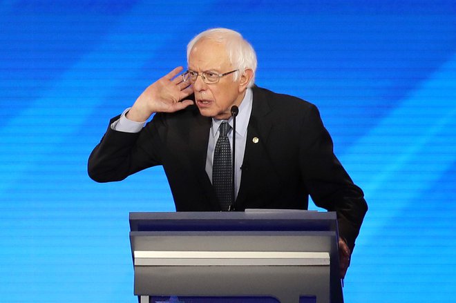 Vermontski senator Bernie Sanders. FOTO: Joe Raedle Afp