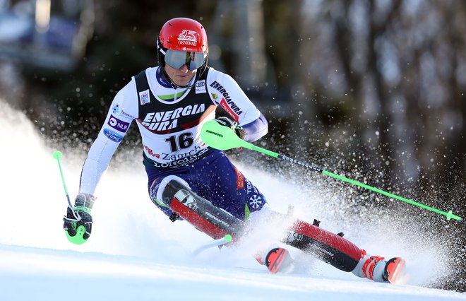 Štefan Hadalin bo v finalu nastopil s 15. časom. FOTO: Damir Sencar/Afp