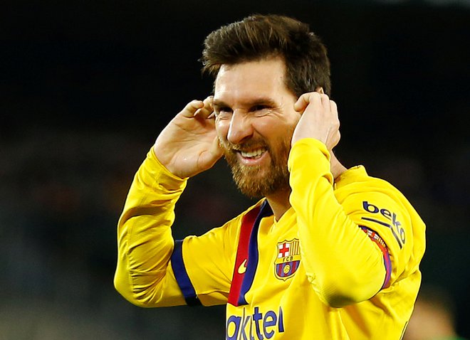 Lionel Messi resda ni dosegel gola v Sevilli, toda Barcelona je premagala Betis (2:3) tudi s pomočjo treh njegovih asistenc. FOTO: Reuters