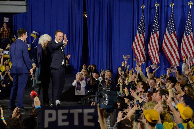 Demokratski predsedniški kandidat Pete Buttigieg. Foto: Joseph Prezioso/Afp