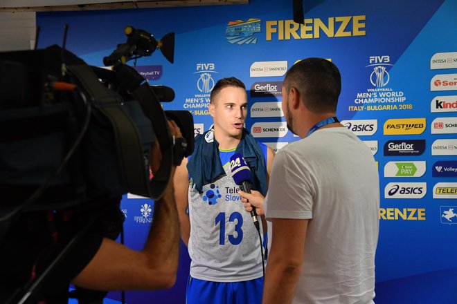 Jani Kovačič je ta hip najboljši libero na turnirju. FOTO: FIVB