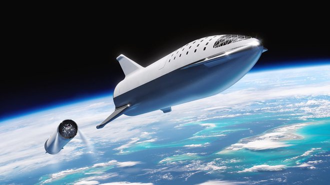 BFR je zdaj Starship. FOTO: SpaceX