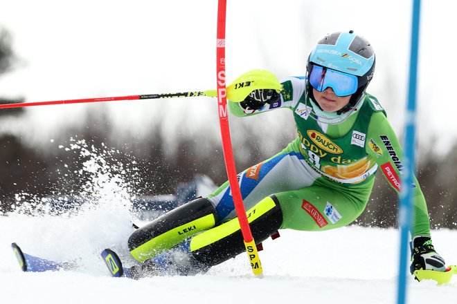 Meta Hrovat bo po 8. in 11 mestu v Mariboru na SP prva slovenska adutinja v tehničnih disciplinah. FOTO: Tomi Lombar