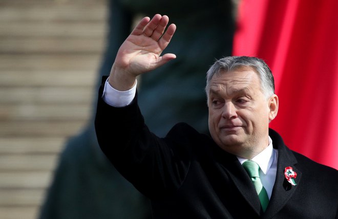 Orbán se zaradi podpore iz Nemčije očitno počuti močnega, saj sam postavlja pogoje za obstanek v EPP. Foto: Reuters