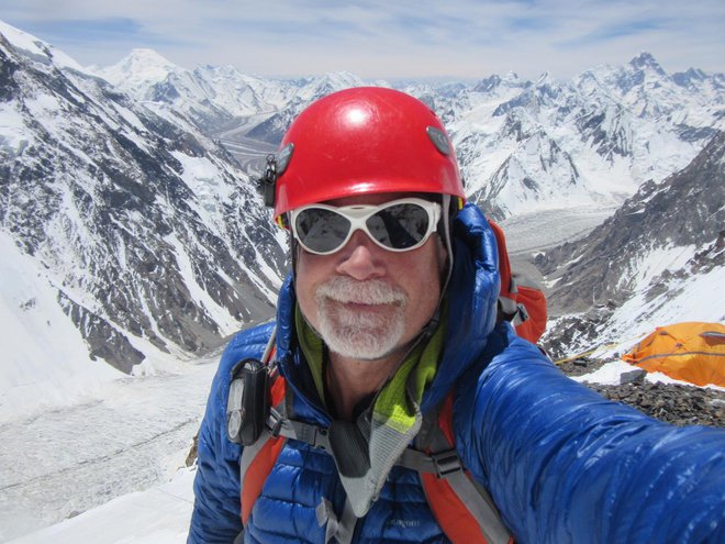 Alan Arnette v kampu 1 na K2 leta 2014. FOTO: Osebni arhiv