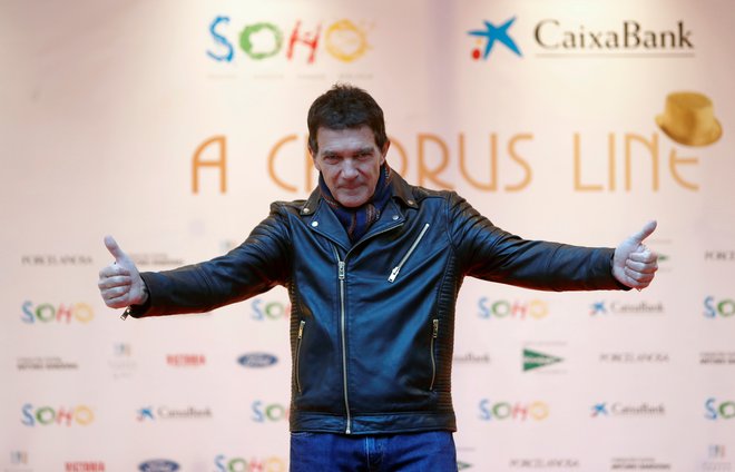 Antonio Banderas pred nekaj meseci, ko še ni slutil, da ga bodo uvrstili med temnopolte. FOTO: Reuters