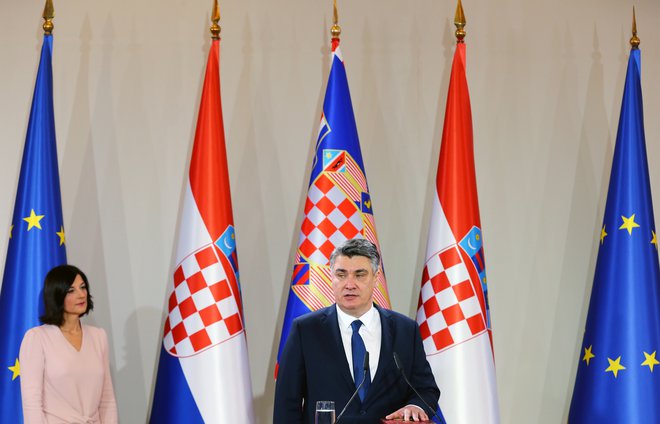 Lahko od novega hrvaškega predsednika Zorana Milanovića pričakujejo premik glede reševanja vprašanja arbitražne razsodbe? FOTO: Antonio Bronic/Reuters