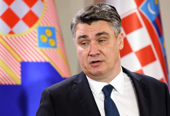 Zoran Milanović je prisegel kot peti predsednik Hrvaške od osamosvojitve sosednje države. FOTO: AFP