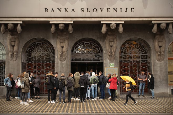 &raquo;Banke so leto 2019 zaključile z zgodovinsko najvišjim dobičkom pred obdavčitvijo,&laquo; so objavili v Banki Slovenije. FOTO: Jure Eržen/Delo