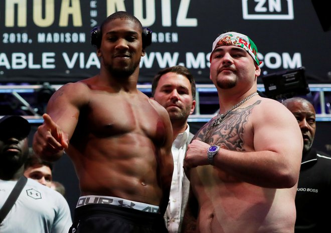 Andy Ruiz (desno) opozarja, naj ga Anthony Joshua nikar ne podcenjuje. FOTO: Reuters