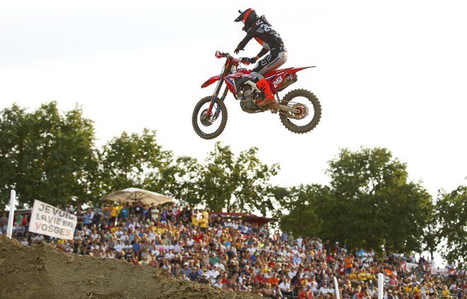 Tim Gajser je bil drugič najboljši med elito. FOTO: Matej Družnik