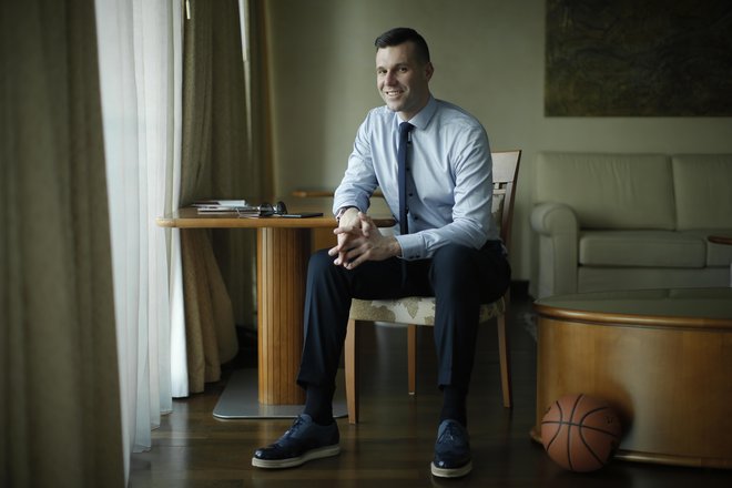 Sani Bečirović je nekdanji košarkar, zdaj pa športni direktor Cedevite Olimpije. FOTO: Jure Eržen/Delo