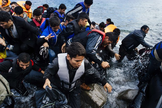 Grčija skuša preprečiti prihode beguncev iz Turčije. FOTO:&nbsp; Dimitar Dilkoff/Afp