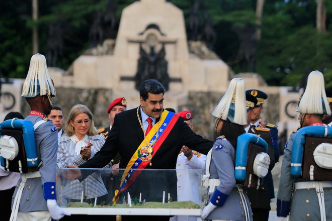 Načrt naj bi vključeval tudi umor predsednika Nicolása Madura. Foto: Reuters