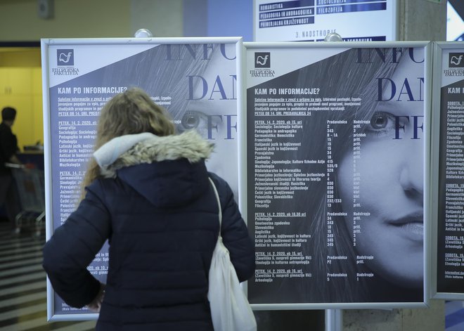 37.615 študentov je bilo lani vpisanih na Univerzo v Ljubljani. Foto: Jože Suhadolnik