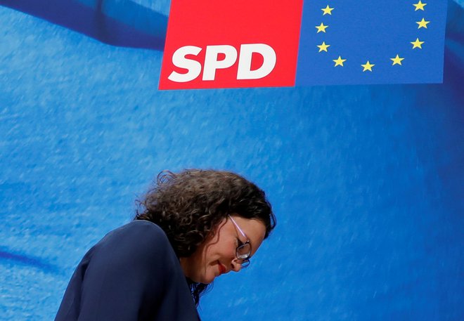 Po odstopu Andree Nahles so vsi kandidati zavrnili možnost prevzema SPD.&nbsp;Foto: Fabrizio Bensch/Reuters