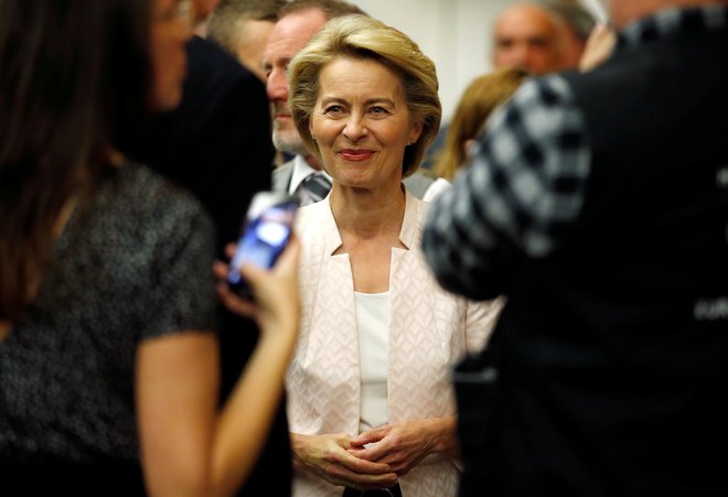 Zaradi kandidature Ursule von der Leyen v nemški veliki koaliciji vre. SPD grozi z odhodom. Foto: Reuters