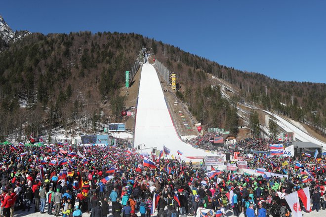 Planica je pripravljena za svetovno prvenstvo v poletih. FOTO: Marko Feist/Delo