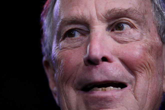 Nekdanji newyorški župan Mike Bloomberg. Foto Eva Marie Uzcategui Afp