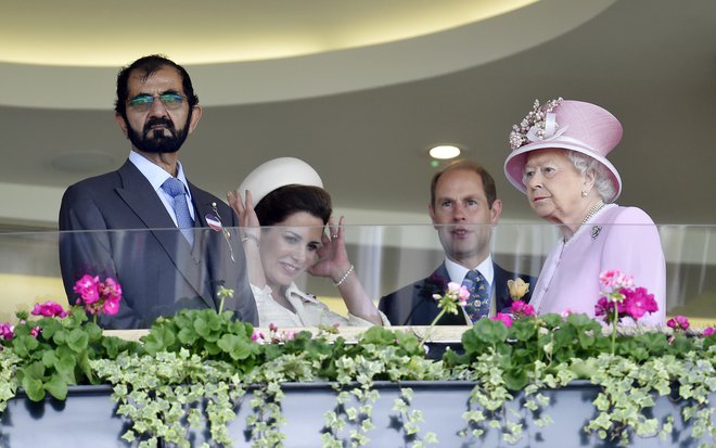 Šejk in Haja sta znanca britanske kraljeve družine. FOTO: Reuters