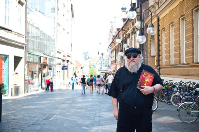 George R. R. Martin ne sme umreti, dokler zgodbe ne pove do konca. Foto Jure Matoz