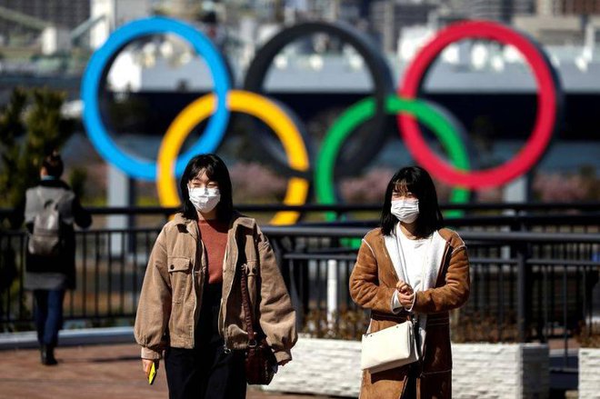 Izvedba olimpijskih iger v Tokiu od 24. julija do 9. avgusta je zaradi nove epidemije resno ogrožena. FOTO: Reuters