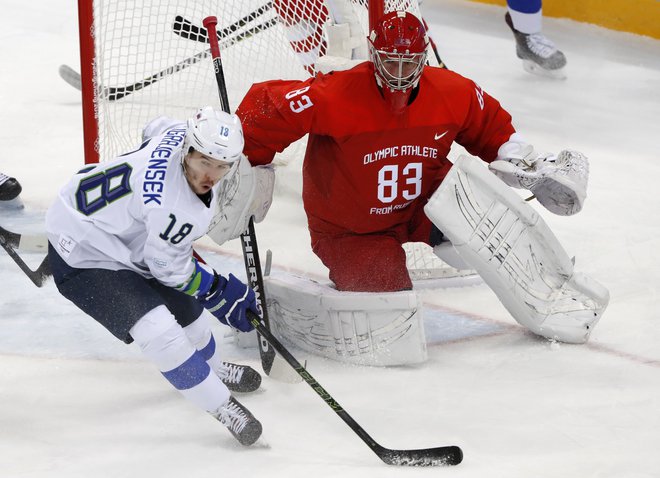 Slovenski hokejski reprezentant Ken Ograjenšek je že dolgo med udarnimi aduti moštva iz Gradca. FOTO: Reuters