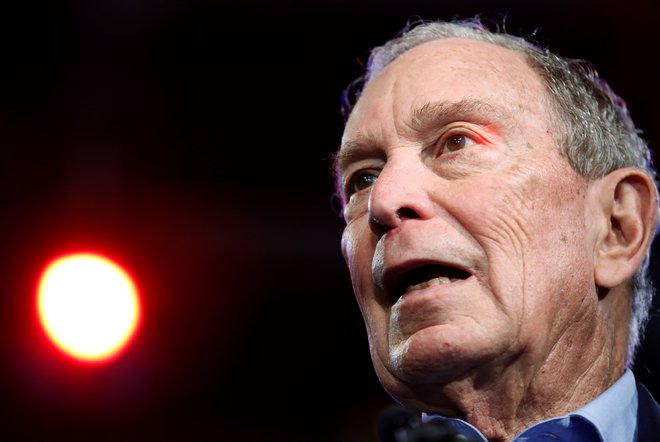 Politično neuspešni demokratski predsedniški kandidat Mike Bloomberg je bil poslovno veliko uspešnejši od Trumpa.  Foto Marco Bello Reuters