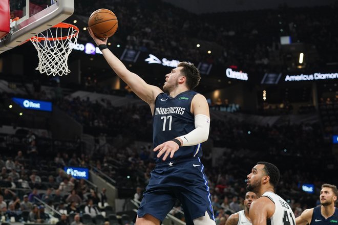 Luka Dončić ni mogel preprečiti novega poraza Teksašanov. FOTO: USA Today Sports