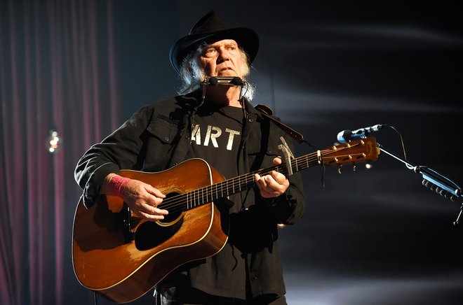 Neil Young je glasbeni aktivist.<br />
FOTO: Kevin Mazur