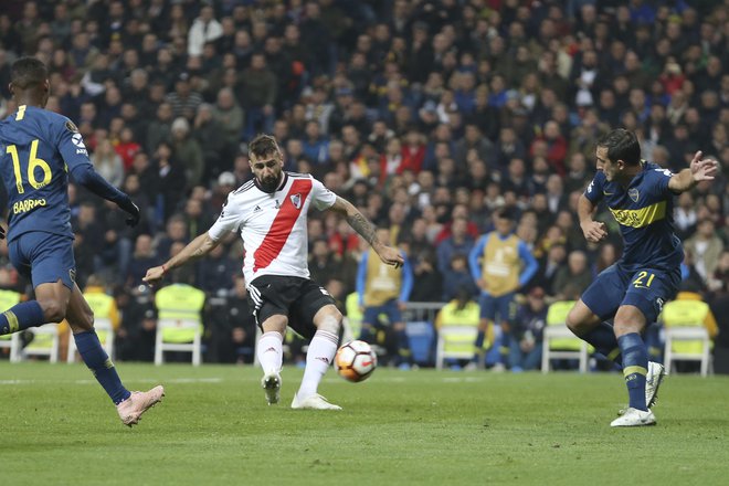 Lucas Pratto je izenačil na 1:1. FOTO: AP