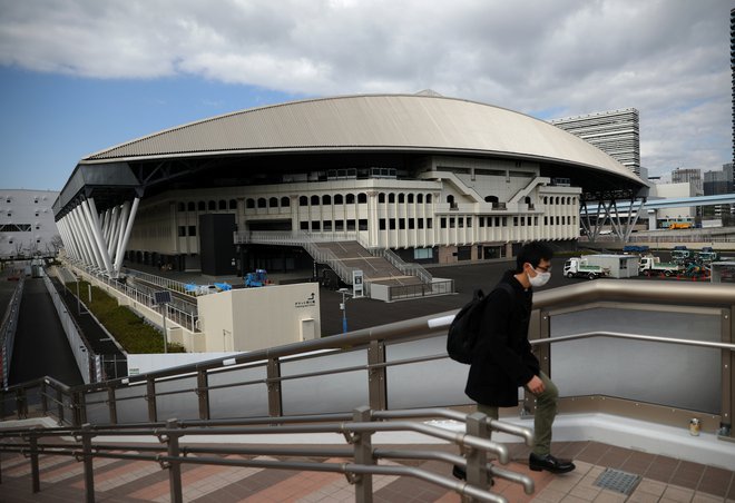 Ariake Park naj bi gostil teniške dvoboje med OI v Tokiu. FOTO: Reuters