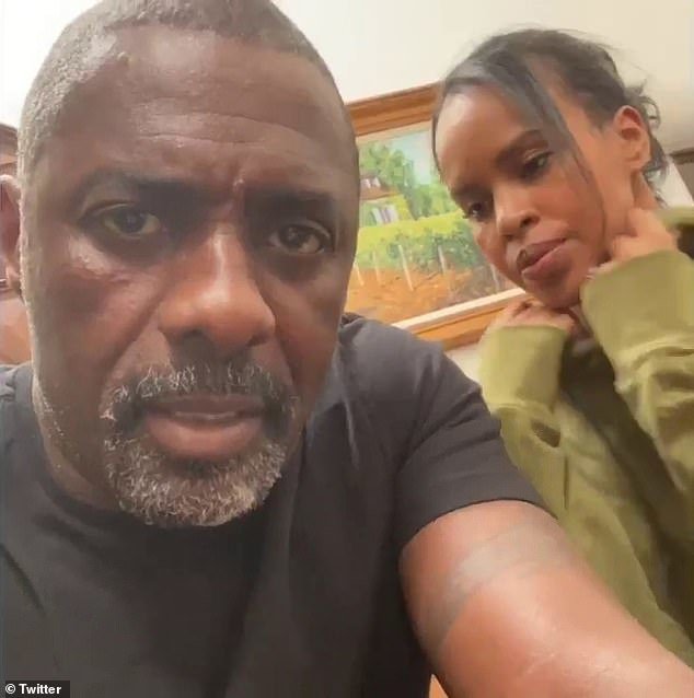 Koronavirusu se ni izognil niti angleški zvezdnik Idris Elba, ki se je po rezultatih testa z ženo Sabrino zaprl med štiri stene. FOTO: Instagram
