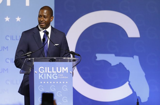 Andrew Gillum je priznal, da ima težave z alkoholom od leta 2018, ko je izgubil na volitvah za guvernerja Floride. FOTO: Colin Hackley/Reuters