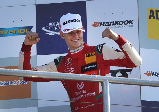 Mick Schumacher je postal prvak v formuli 3. FOTO: AFP