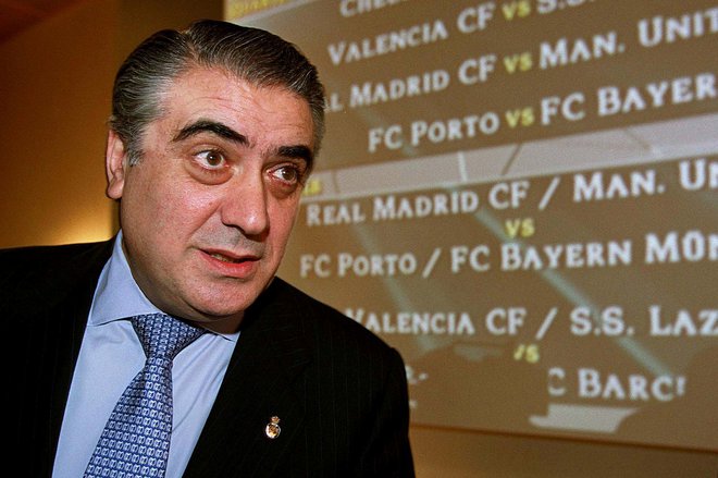 Lorenzo Sanz se je z vidnimi črkami zapisal v zgodovino madridskega Reala. FOTO: Reuters