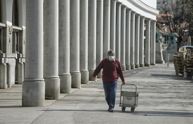 Ljubljana danes. FOTO: Blaž Samec/Delo